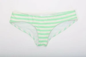 Osos Swim Bikini Bottom Mint and White Stripe Size 4 Never been worn Y2K - Picture 1 of 3