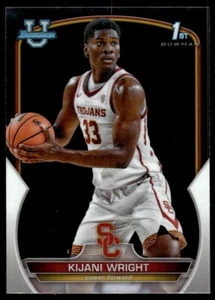 2022-23 Bowman Chrome University Kijani Wright 1 Trojan USC #51 - Foto 1 di 2