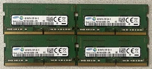 SAMSUNG 16GB(4x4GB) 1Rx8 PC4-2133P M471A5143DB0-CPB SO-DIMM LAPTOP MEMORY - Picture 1 of 3