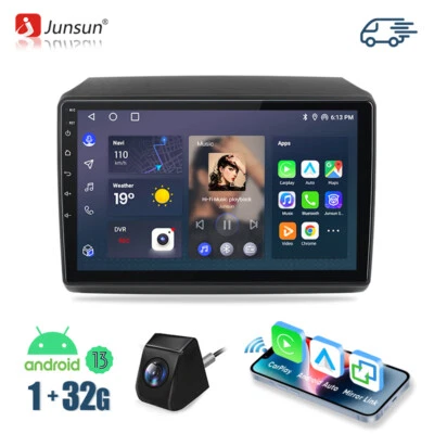 32G Für Fiat Ducato 2011-2022 Android 13 Autoradio CarPlay Kam Navi RDS BT DE - Bild 1 von 4