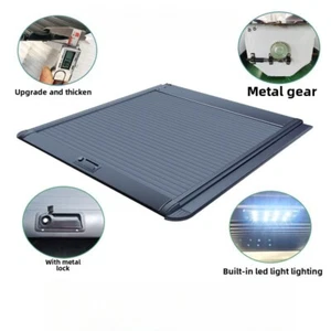 Bed Retractable Roll-up Hard Tonneau Truck Cover Lock For Toyota Tundra 5.5ft - Picture 1 of 14