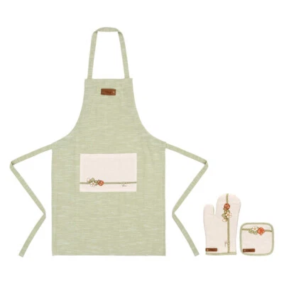 Thun Set cucina grembiule + guantone + presina Country Bloom AB620 - Immagine 1 di 4