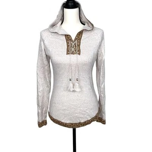 Alpaca Fina Peruvian Hooded Sweater Size XS/S - Picture 1 of 9
