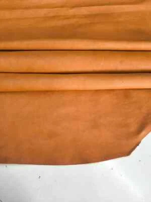 Full vegetable soft cow leather, Genuine cowhide leather veg tanned thick 3,5 oz - Image 1 of 4