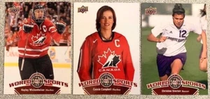 Sinclair, Wickenheiser, & Campbell Team Canada - 2010 Upper Deck World of Sports - Bild 1 von 2