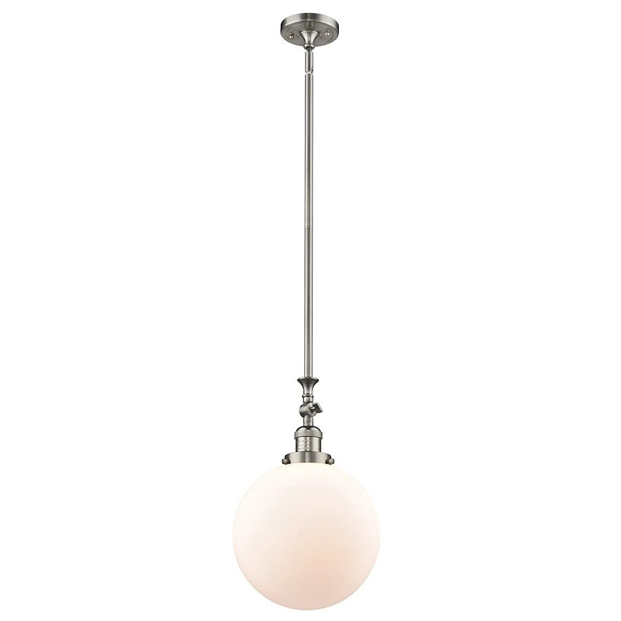 Innovations XL Beacon 16" Mini, ámbar/níquel/globo de escarcha - 206-SN-G201-10 Foto 1 de 1