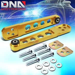 FOR 01-05 CIVIC EP3/EM2/ES1 ALUMINUM GOLD SUSPENSION REAR LOWER CONTROL ARM/BAR - Picture 1 of 2
