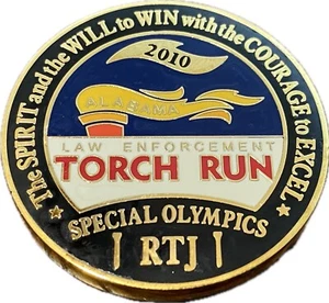 Special Olympics Alabama Law Enforcement Torch Run Tip A Cop Two Piece Coin - Picture 1 of 6