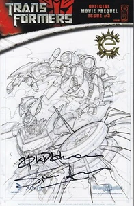 TRANSFORMERS: Official Movie Prequel #3 - Signed EXPO VARIANT Cover - Bild 1 von 1