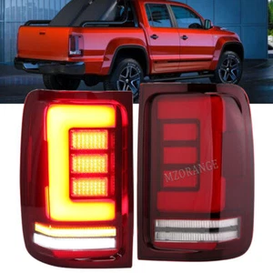 Left+Right LED Red Tail Light For VW Amarok V6 2011-2021 Rear Brake Lamp W/Bulb - Picture 1 of 17