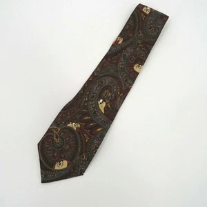 Looney Tunes Mania 1993 Taz Paisley Print Tie - Picture 1 of 4