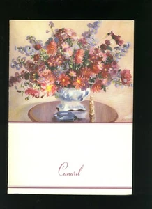 1952 RMS Queen Elizabeth Luncheon Menu - Cunard Line - Picture 1 of 2