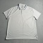 Nike Vapor Polo Shirt Mens XL Gray Solid Performance Tennis Golf Sports Adult