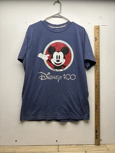 Disney 100th Anniversary doppelseitiges T-Shirt Gr. Large top siehe Beschreibung & Bilder - Bild 1 von 10