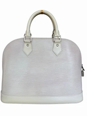 Bolso de Mano Louis Vuitton Alma PM Epi Gris Blanco Foto 1 de 4