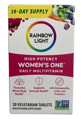 Rainbow Light Women's One Multivitamin - High Potency - 30 tablets - Exp 01/26 - Image 1 of 4