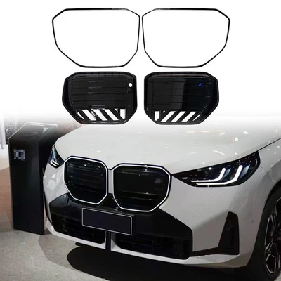 Glossy Black Front Bumper Upper Grille Mesh Grill Fits for BMW X3 G45 2025 2026 - Image 1 of 4