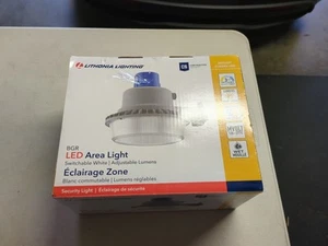 Lithonia Lighting 175-Watt Equivalent Integrated LED Gray Area Light - Picture 1 of 3