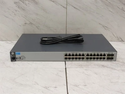 Conmutador Ethernet Gigabit de 24 puertos HP 2530-24G RJ-45 SFP J9776A Foto 1 de 4