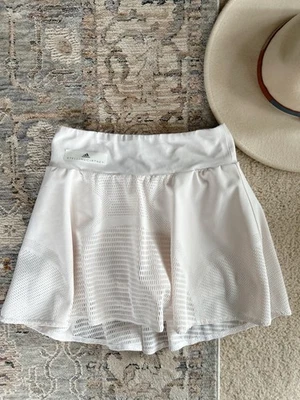 Stella McCartney Adidas Barricade 网球短裙白色女式 S 码 — 第 1/4 张图片