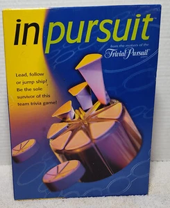 IN PURSUIT Trivial Pursuit Board Game - 2001 - 100% COMPLETE - Repack - Picture 1 of 3
