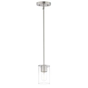 Maxim Lighting Sleek 1 Light Mini Pendant, Satin Nickel - 91840CDSN - Picture 1 of 1