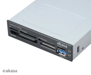 Akasa AK-ICR-14 USB 3.0 SuperSpeed Memory Card Reader - Picture 1 of 1