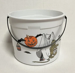 Cubo contenedor cubo de golosinas de Halloween grande original Myrle’s 1993 vintage - Imagen 1 de 9