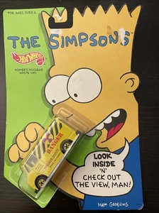 Hot Wheels 1990 - #9114, The Simpsons, Homers Nuclear Waste Van, Yellow Hubs - Picture 1 of 2