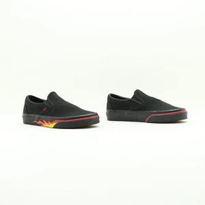 VANS Slip on Schwarz Flamme Neue Low Vereinigtes Königreich 3 US Mann 4 ( - Bild 1 von 8
