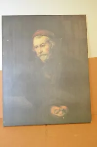 REMBRANDT APOSTLE PAUL PAINTING - Picture 1 of 7