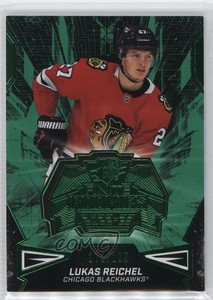 2022-23 SPx Finite Rookies Green /199 Lukas Reichel #F-14 Rookie RC