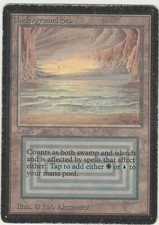 Beta MTG  Underground Sea  Magic Rare