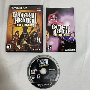 Guitar Hero III 3 Legends of Rock (PlayStation 2) Complete CIB Tested + Works - Picture 1 of 8