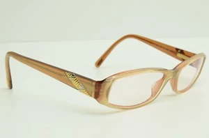 Authentic Bvlgari Havana Style Sunglasses 51 16 135 GP Transparent Plastic Frame - Picture 1 of 12