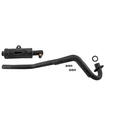 Tubo de escape 28 mm + silenciador para moto de cross 70cc 90cc 125cc 150cc Mini Polaris ATV Foto 1 de 4