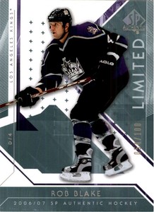 2006-07 SP Authentic Limited #56 Rob Blake /100