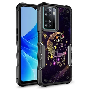 Funda híbrida protectora contra impactos gráfica a prueba de golpes para OnePlus Nord N300 5G - Imagen 1 de 4