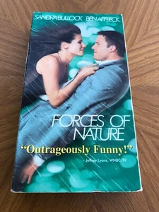 Forces Of Nature VHS VCR Video Tape Used Ben Affleck, Sandra Bullock - Picture 1 of 6