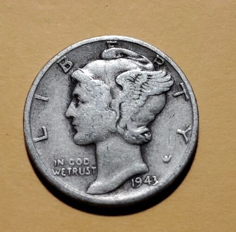 1943 MERCURY DIME 10C SILVER Cover
