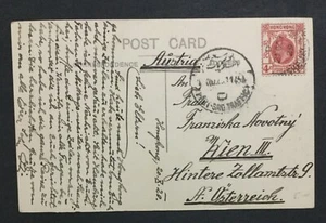 MOMEN: HONG KONG SG # 1929 PC TO AUSTRIA USED LOT #199750-6967 - Picture 1 of 2