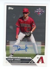 2023 Topps Pro Debut ~DRUW JONES Prospect Auto #PD-25