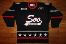 BNWOT 2006-09 Reebok Sault Ste. Marie Greyhounds #16 Adam Chapman  Alt Jersey