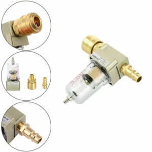 Wasserabscheider Druckluftfilter Ölabscheider INKLUSIVE 1/4" Schnellkupplung-Kit - Bild 1 von 12