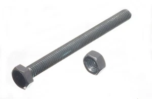 200 X Hex Bolts Set Screw 4.8 Grade M6 75mm BZP Zinc Plated | Onestopdiy New - Picture 1 of 1