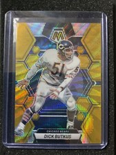 2023 Panini Mosaic Gold Wave Dick Butkus NFL Chicago Bears 11/17