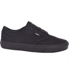 Vans Juniors Kids Atwood Casual Low Top Canvas Trainers Sneakers Shoes - Black