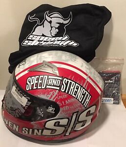 Speed & Strength SS1500 Seven Sin Full Face Helmet Size XS