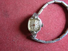 Vintage Bulova 10K Rolled Gold Plate Ladies Watch Swiss Made