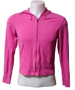 C9 Champion Hoodie Youth Size Medium Long Sleeve Logo Full Zip Pink 21 In. Long - Picture 1 of 14